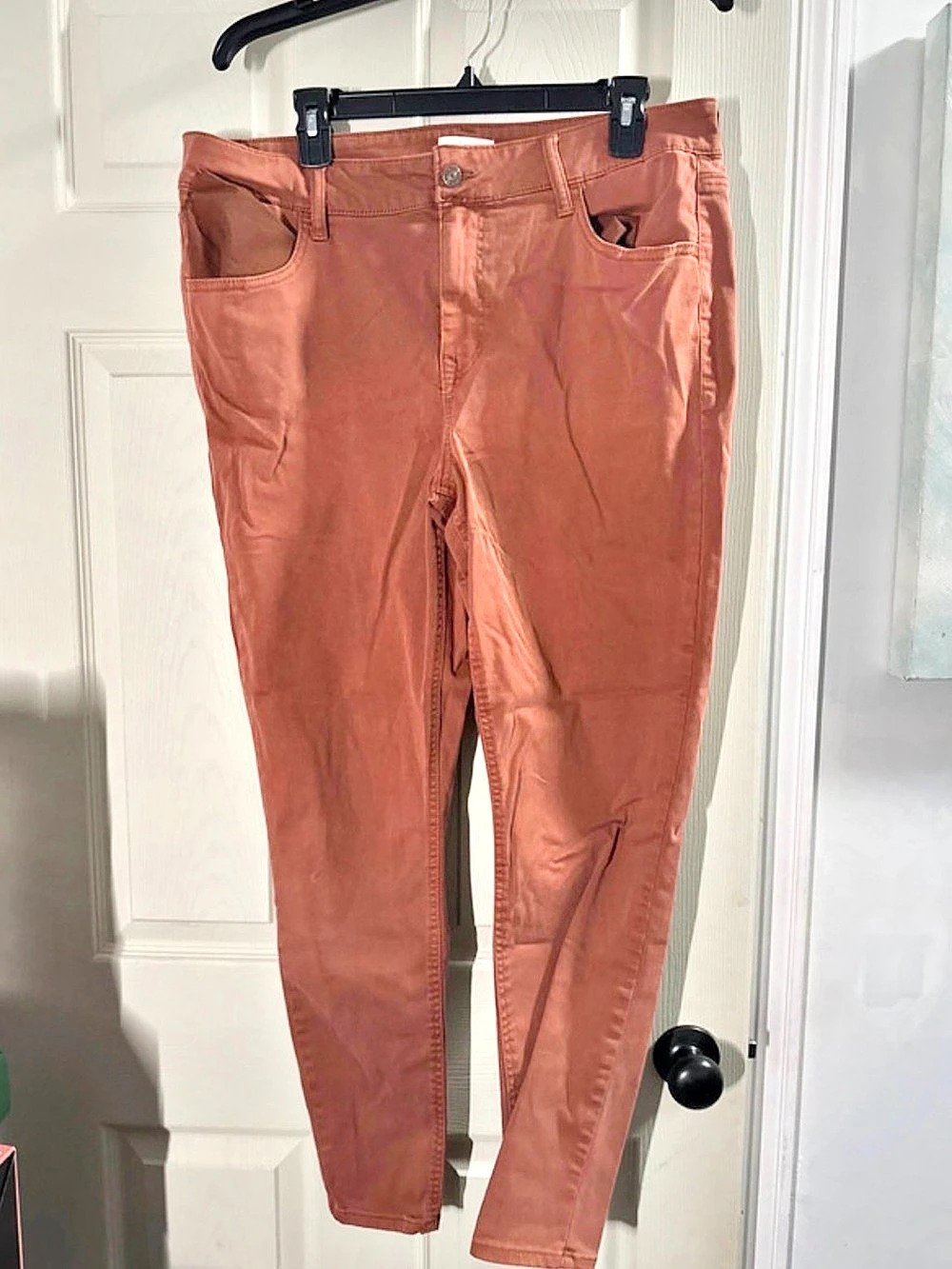 Skinny Pants in Brown Like New